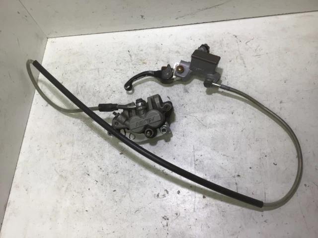 2006 06 kawasaki KX250  FRONT BRAKE CALIPER MASTER CYLINDER ASV LEVER LINE PADS