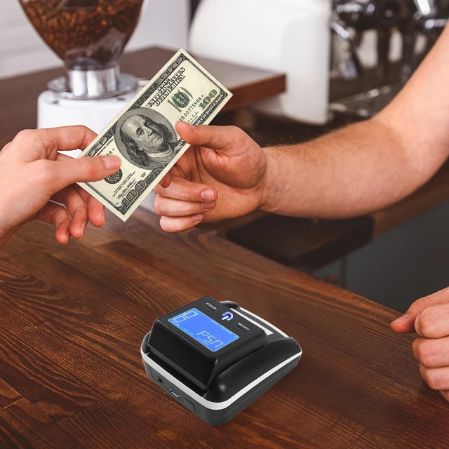Counterfeit Cash Bill Detector Compact Lightweight Machine Gift For Shop Owner
