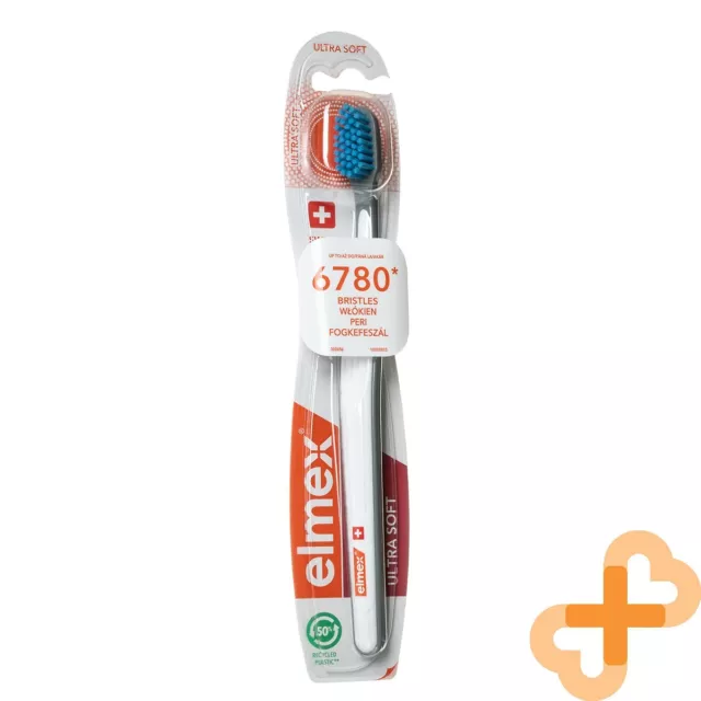 Elmex Ultra Soft Brosse à Dents Avec Ergonomique Poignée Couleur Aléatoire