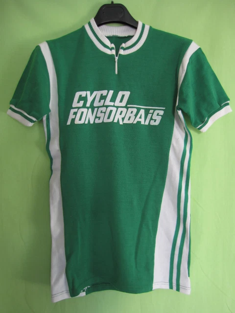 Maillot Cycliste Vintage Darcel Le Plessis Années 70 - Acrylique, Taille S Homme