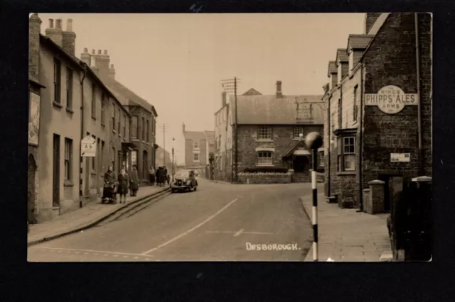 Desborough - Street Scene - real photographic postcard