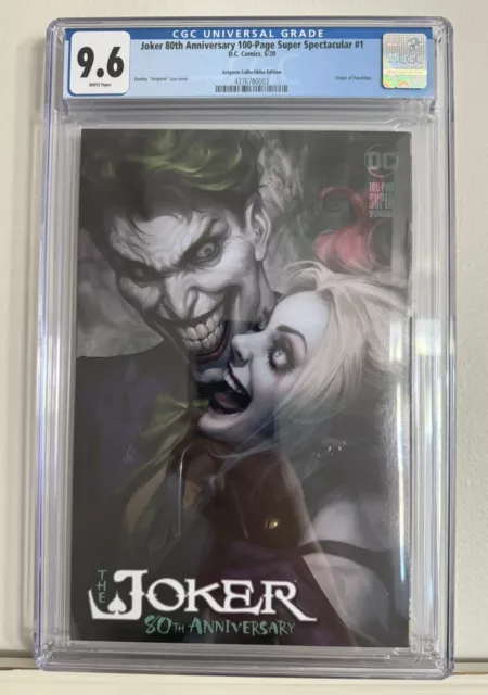 JOKER 80th Anniversary 100-Page Spectacular CGC 9.6  Stanley Artgerm Lau Variant