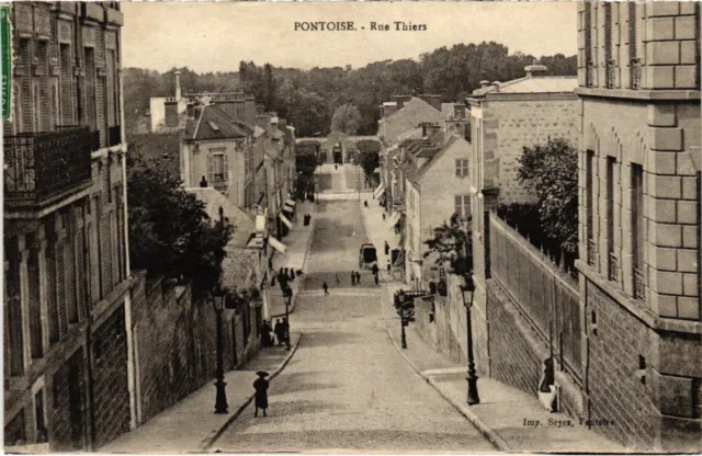 CPA Pontoise Rue Thiers FRANCE (1308646)