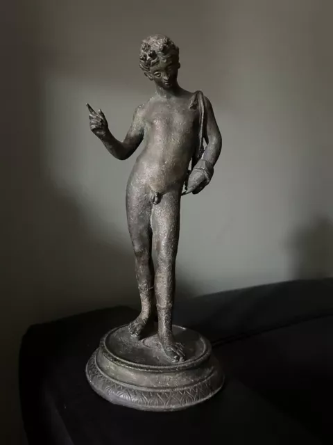 Antike Bronze Figur Männlicher Akt 19. Jahrhundert