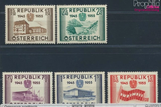 Briefmarken Österreich 1955 Mi 1012-1016 (kompl.Ausg.) postfrisch(8618323
