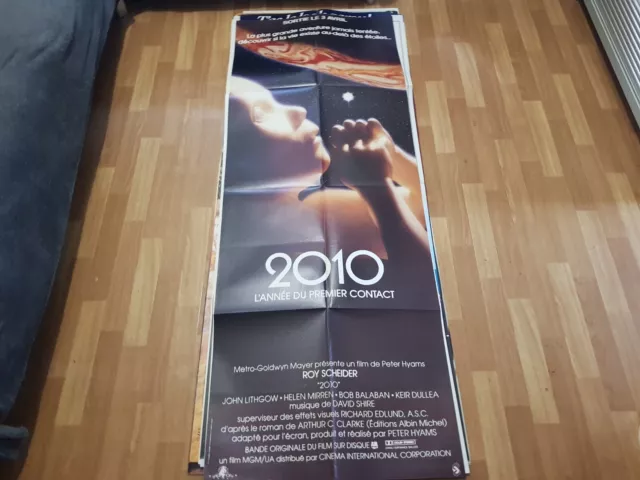 Affiche cinema 60x160 2010 L'ANNEE DU PREMIER CONTACT