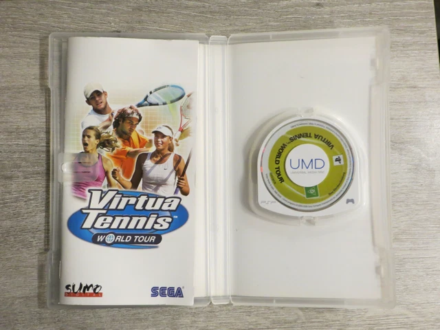 jeu psp virtua tennis world tour ,occasion,complet 2