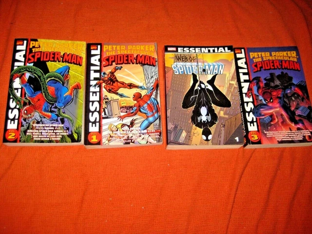 Essential Pp Spectacular 1-74 Web Of Spider-Man 1-18 Vol 1 2 3 Tpb Graphic Novel