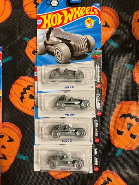 HOT WHEELS PASS 'N GO CHROME MÉTALLIQUE 1:64 5/250 HW DROP TOPS 1/5 CHARIOT COURT 2025