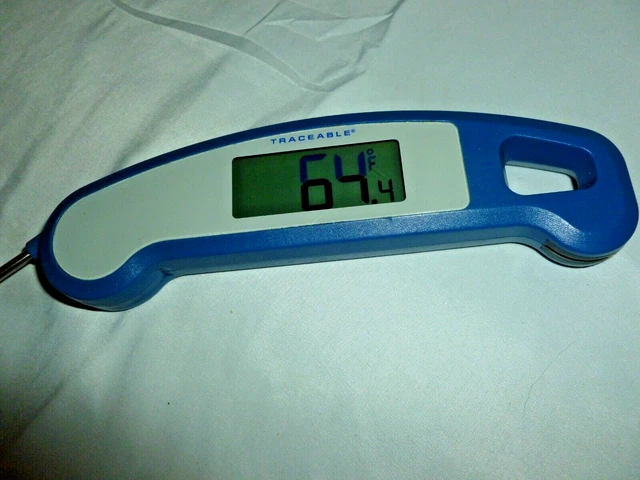 2 Second-Temp Food Traceable Thermometer - Deluxe Rare Discountinued TESTED