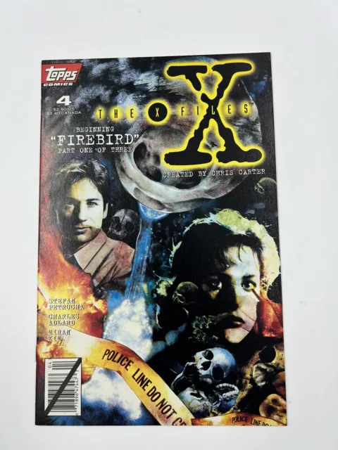THE X-FILES Comic - Vol 1 - No 4 - Date 04/1995 - Topps Comics - Bagged & Boarde