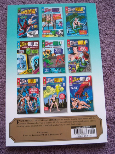 MIGHTY MARVEL MASTERWORKS NAMOR THE SUB-MARINER VOL 1 THE QUEST BEGINS first TPB 3
