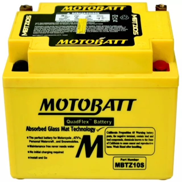 Motobatt Battery For E-Ton Sport 150 150cc Through 2012 2