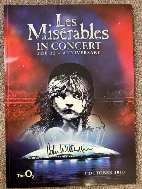 LES MISERABLES 25th Anniversary O2 Concert Programme Autograph Brochure Boe/Bark