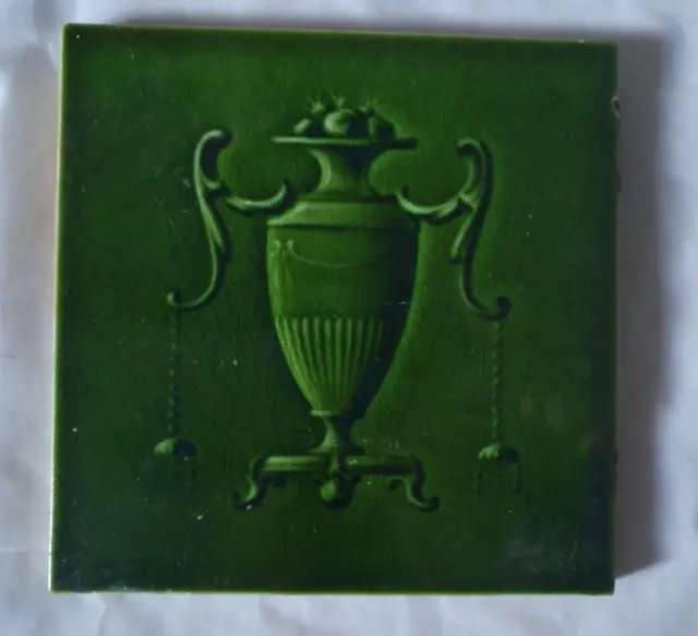 Elegant Green Antique 6 Inch Tile ,  Classical Inspired