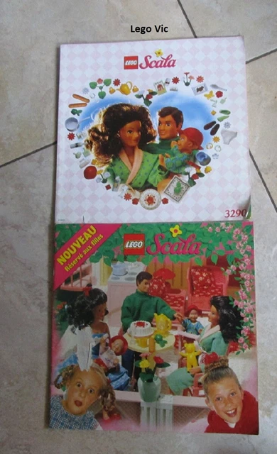 LEGO 3290 Scala Notice Instruction Catalog The Big Family House Family Home