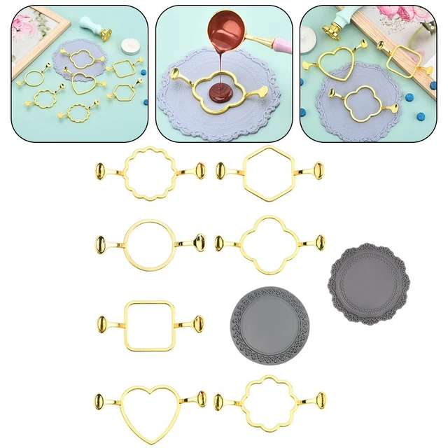 Silicone Pad Seal Ring For DIY Scrapbooking Seal Holder 1 Piece Alloy/Silicone