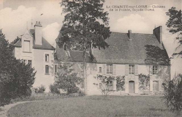 CPA 58 La CHARITE sur LOIRE Chateau de la POINTE West Facade
