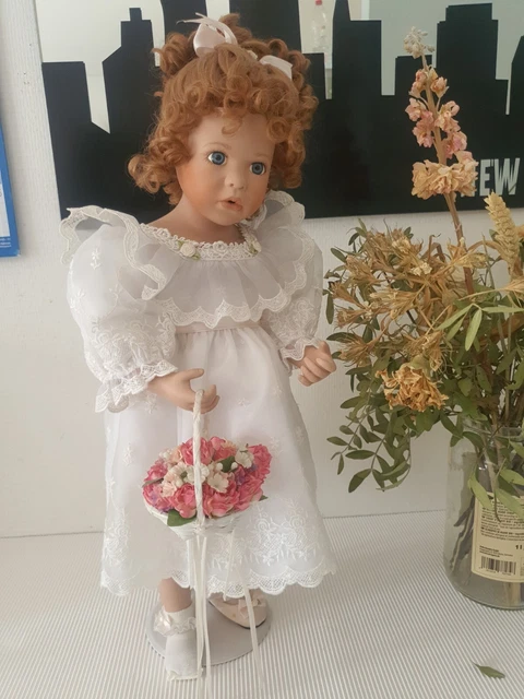 Poupée Cendrillon Franklin Heirloom en Porcelaine, 1987 NIB vintage - France