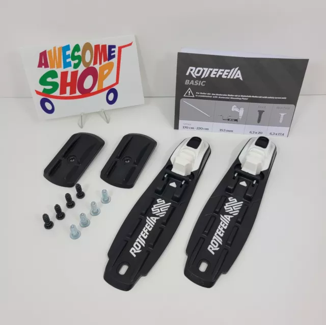 Rottefella Whitewoods NNN Basic Auto Touring Cross Country Ski Bindings Set