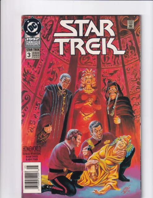 Star Trek Annual #3 (1992, DC) VF/NM Newsstand Bagged and Boarded