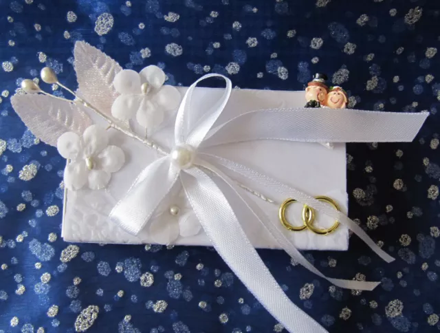 Geschenkbox Schachtel Geldgeschenk Verpackung Geschenk Hochzeit Brautpaar Ringe