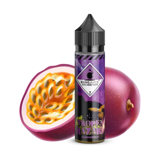 E Liquid - Bang Juice - Tropenhazard Passionsfrucht - Aroma - ohne Nikotin