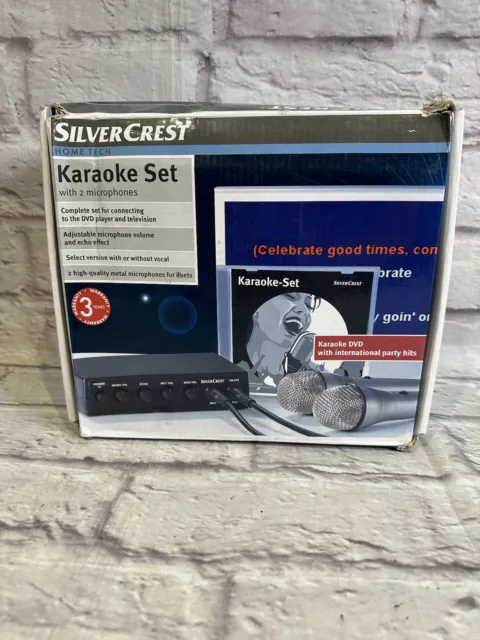 Silver Crest KARAOKE  Set With CD’s. Party, Birthday