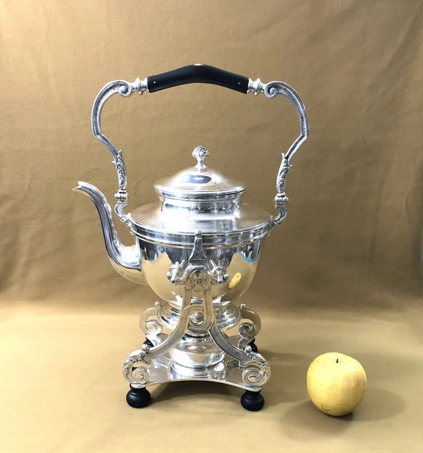 Samovar Théière Acier Inoxydable 8L - Pour Extérieur, Jardin, Camping - Charbon De Bois