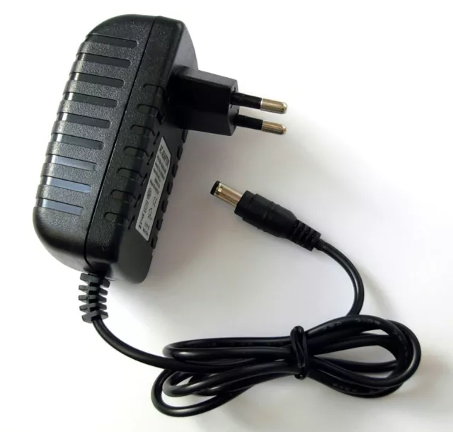 Adaptateur secteur DC 12V 2A avec LED - 100-240V -Power Supply 5,5 x 2,5 mm plug