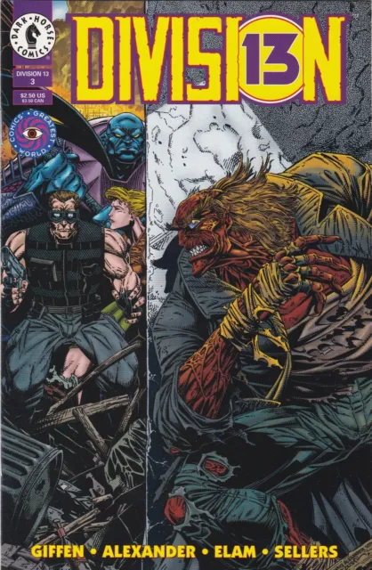 Division 13 #3: Dark Horse Comics (1994)  VF/NM  9.0