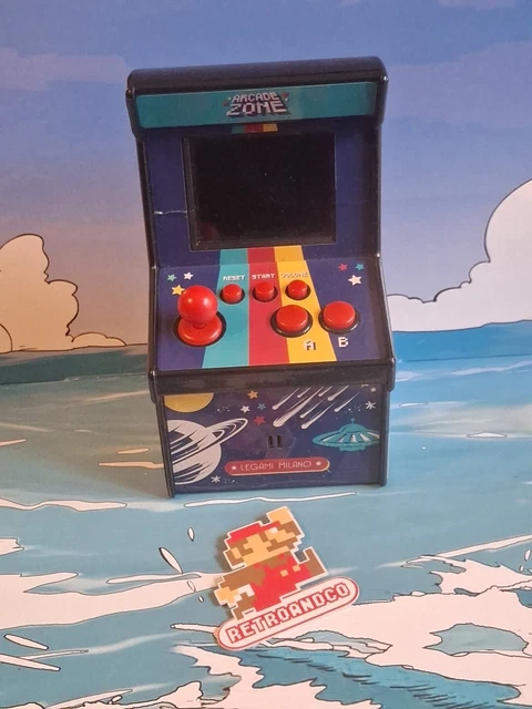 Mini Borne D'arcade Legami MMAC0001 - Jeu Vidéo Rétro Multicolore, Neuf Sous Blister