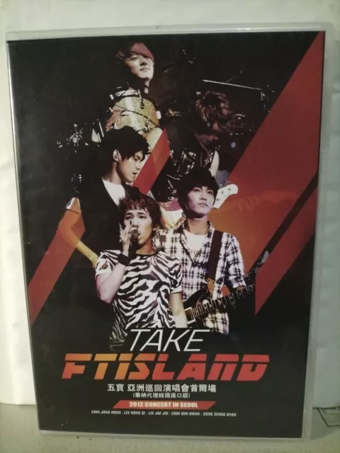 Take FTisland 2012 Concert in Soul (DVD) Region Free (RARE)