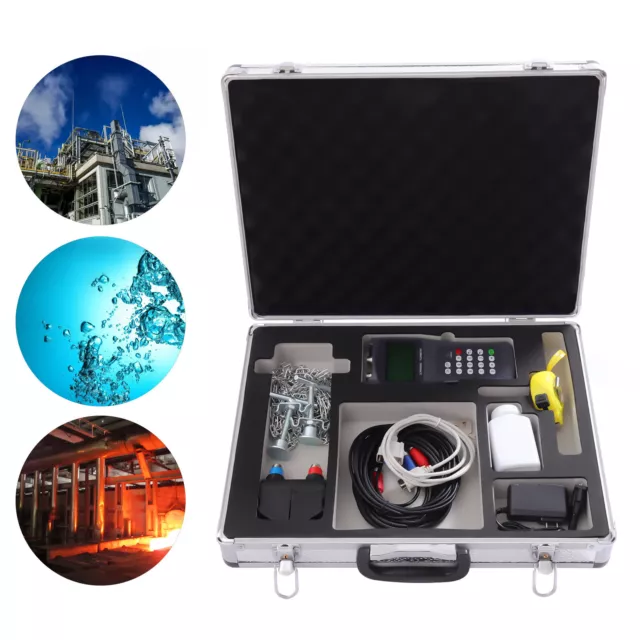 New TDS-100H-M2 Ultrasonic Flow Meter Flowmeter (DN50-DN700) Handheld Meter
