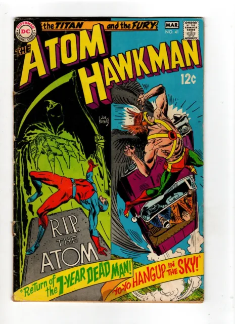 Atom & The Hawkman #41 (1969) Silver Age DC / good condition comic / sh2