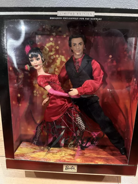 Barbie Tango Barbie and Ken Limited Edition FAO Schwarz Mattel 2002 #55314