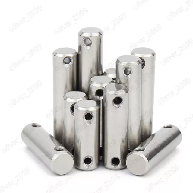 304 Stainless Steel Dowel Pin Parallel Pin Roller Pin With Two Holes M4 M5 M6 M8