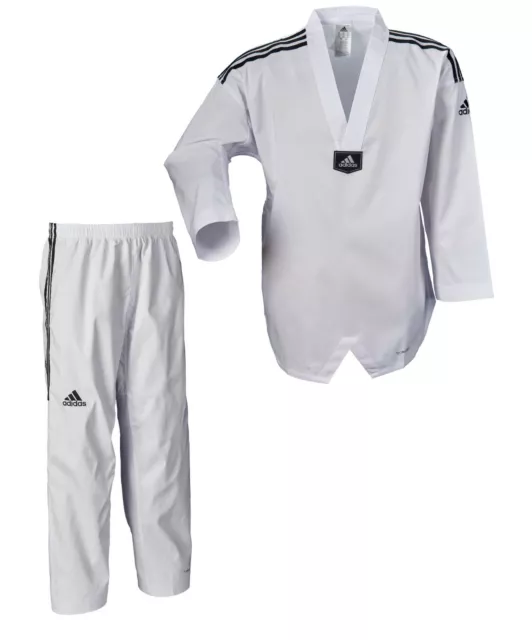 2. Wahl adidas Taekwondoanzug adi Fighter Eco mit Streifen - TKD Dobok