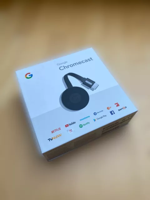 Google Chromecast – Streamen Sie Inhalte in HD, Neuwertiger Zustand, Originalver