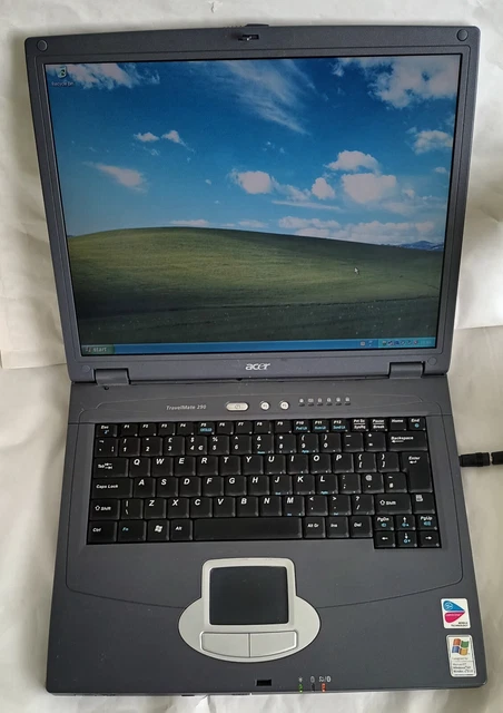 ACER TRAVELMATE 290 Laptop Notebook 15" 256MB 40GB Parallel Windows XP ...