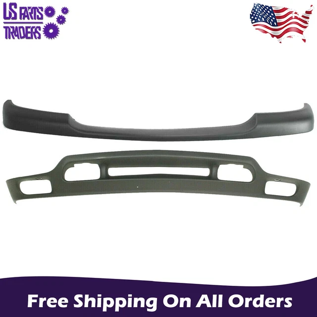 New Front Bumper Cover & Lower Valance For 1999-2002 GMC Sierra / 00-06 Yukon