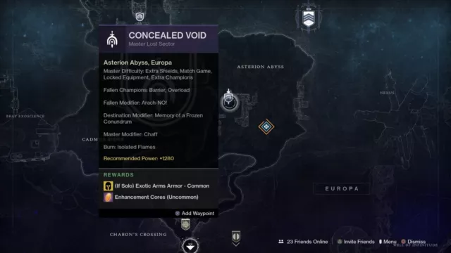 5 Solo Master Lost Sectors Completion (Guardian Ranks) - PS4/5/Xbox