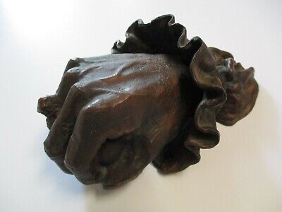 Life Size Door Knocker Womans Hand Victorian Style Ring On Finger Heavy Estate