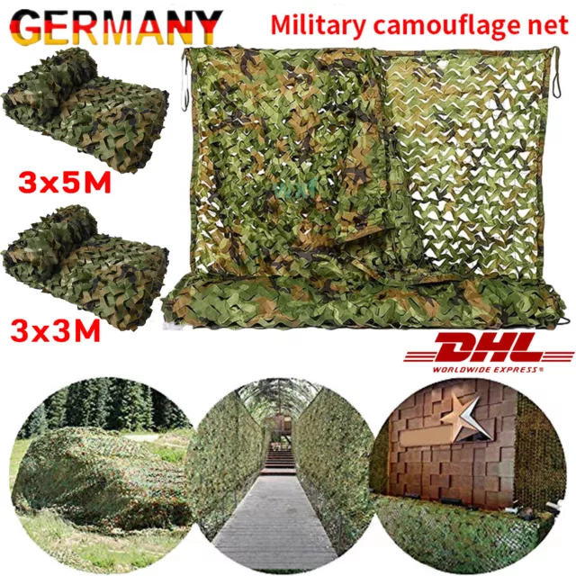 Camouflage Jagd Tarnnetz Army Military Jagd Outdoor Tarnung Netz Armee Camo DE