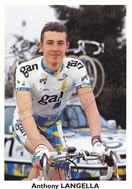 Carte Postale Cycliste Collector – François Lemarchand – Équipe GAN (1993)