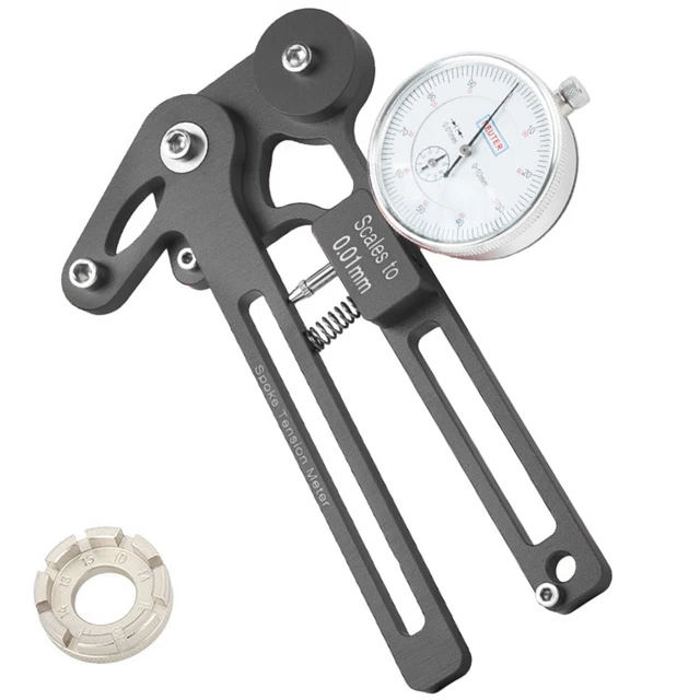 Bicycle Spoke Electronic Tension Measuring Tool,Aluminum Alloy Wheel Repair Tool