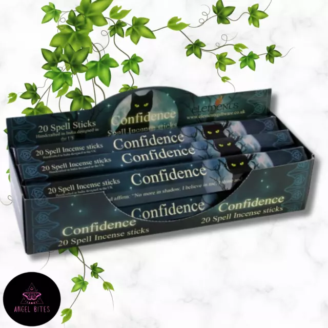 Elements Confidence Lisa Parker Spell Incense Joss Sticks 20 sticks per box