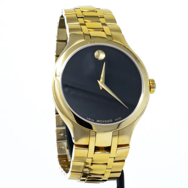 Movado 0607227 Men's Museum Black Dial Quartz Watch