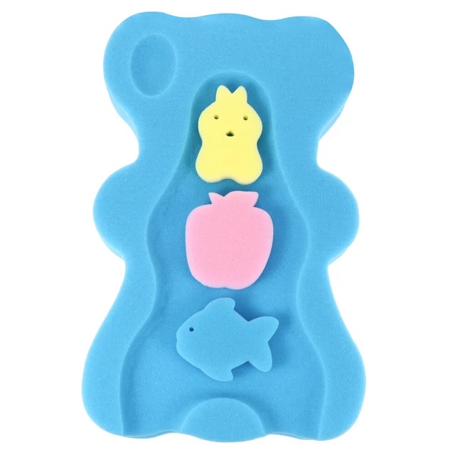 Baby Bath Mat Sponge Sponge Mat Soft Infant Bath Mat Comfortable Newborn Baby