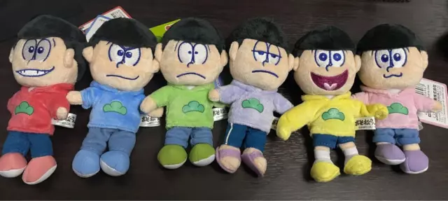 Osomatsu san Goods Plush Mascot Sanei Complete  Set Lot of 6 Bulk [EJ208